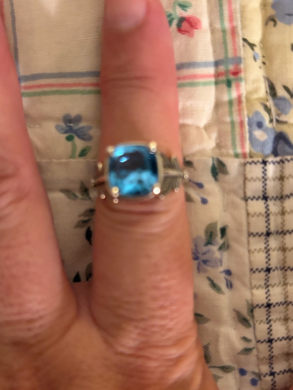 James Avery Trellis Gemstone Ring, Size 7 - Picture 8 of 9